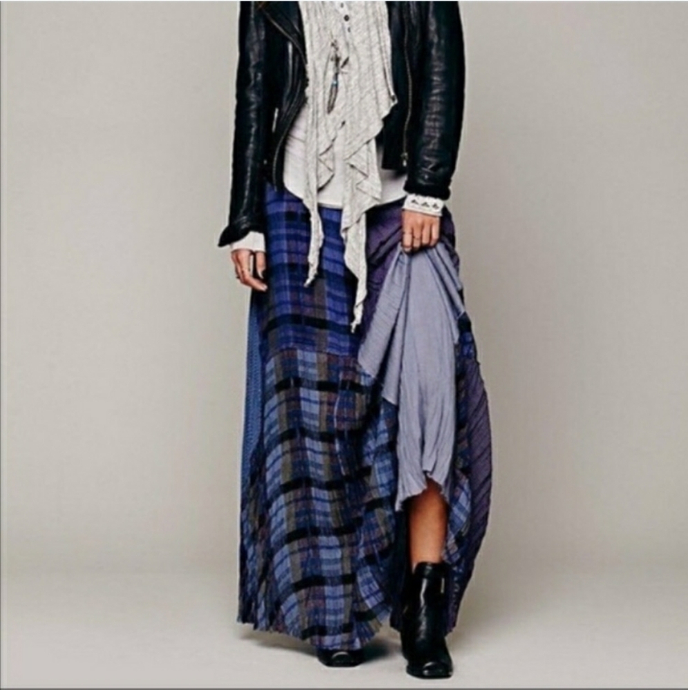 ISO!!!! FP Patchwork Plaid Maxi Skirt